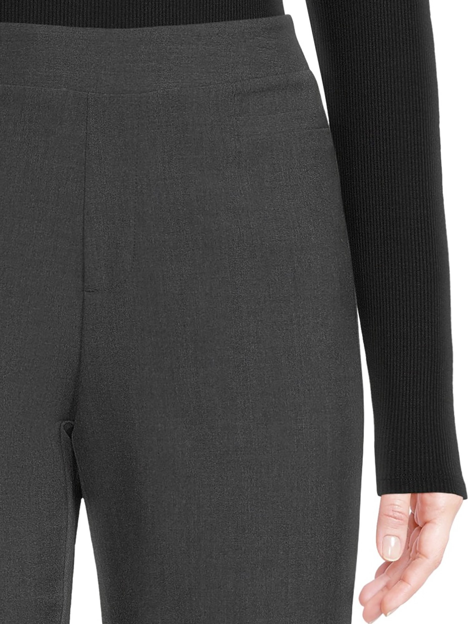 Time and Tru Women's Pull On Pants With Pockets, 31" and 29" Inseams, Sizes S-2XL
