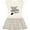 Natural with Stripes, variant on Inktastic Someone in West Virginia Loves Me Girls Toddler Dress