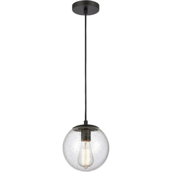 608-BK-SDY-LED-Innovations Lighting-Tolland - 1 Light Mini Pendant In Industrial Style-8.75 Inches Tall and 8 Inches Wide Matte Black Seedy