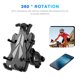 thumbnail image 5 of Soporte para teléfono de bicicleta Soporte para teléfono móvil con rotación de 360 ​​​​grados (manillar plateado), 5 of 6