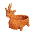 thumbnail image 3 of Siruishop Animal Shape Woven Basket Container Lightweight for Living Room Coffee Table Sheep, 3 of 8