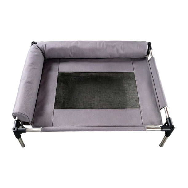 Cama elevada para perros, hamaca transpirable y extraíble para mascotas, para uso interior y exterior. L