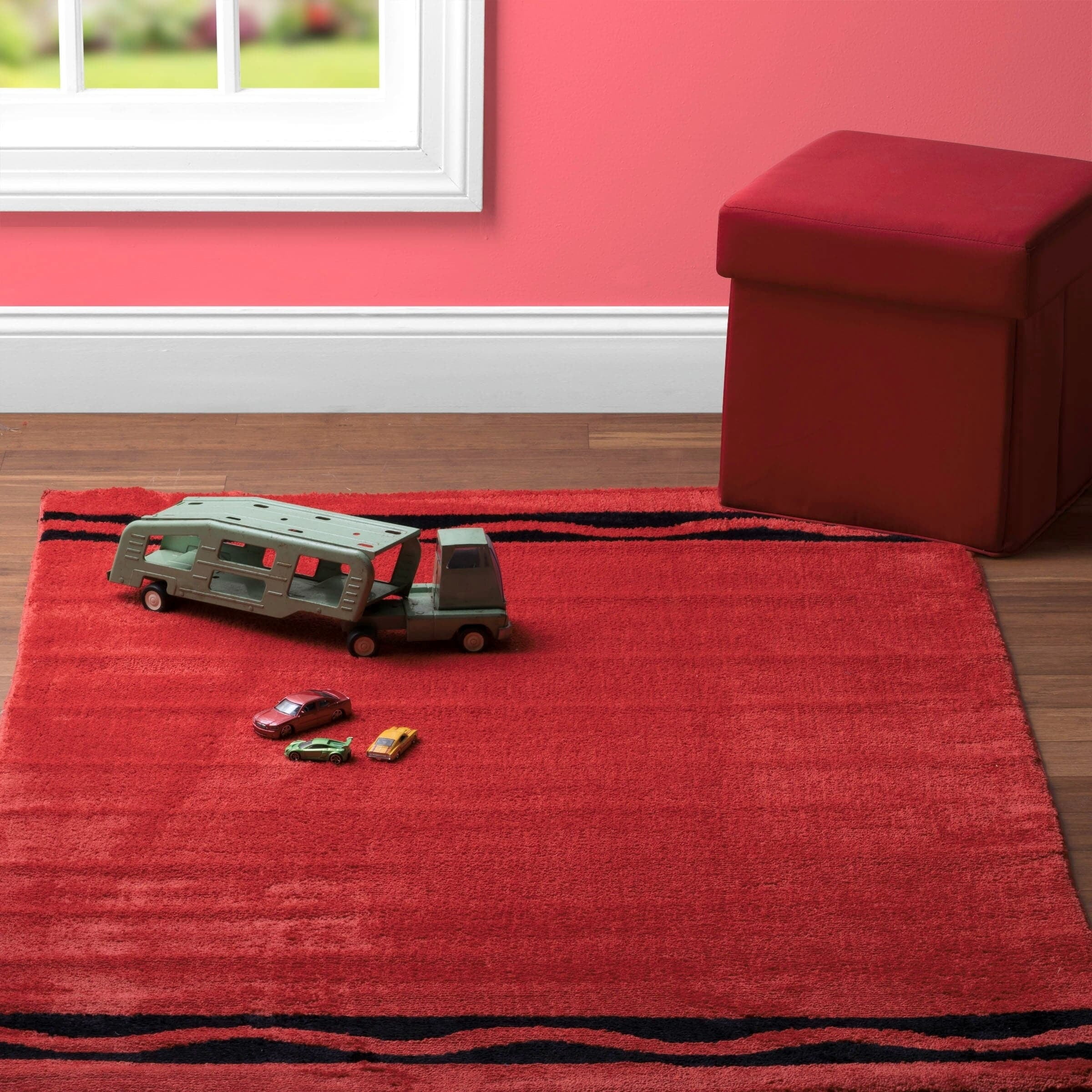 Crayola Blue Berry Blue Area Rug