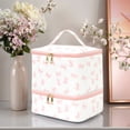 thumbnail image 6 of Double Layer Travel Makeup Bag Large Capacity Nail Polish Storage Bag Cosmetic Case Organizer for Women Travel Accessories Organizer (Style A), 6 of 10