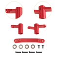 thumbnail image 6 of Kokiya 1/16 RC Car Steering Assembly RC Parts Aluminum Alloy Easy Installation Metal Fittings with Bearings for 16101 02 03 04 16106 Red, 6 of 9