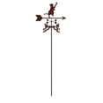 thumbnail image 6 of EZ Vane Cat & Butterfly Weathervane — Roof Mount, Wind Cups, Antique Copper Finish, Steel with Durable Triple Powder Coating, Handcrafted in USA, 6 of 7