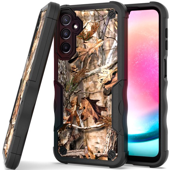 CoverON For Samsung Galaxy A24 Phone Case, Military Grade Heavy Duty Rugged Cover Grip, Camouflage