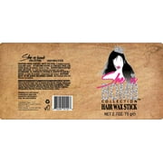 She Is Bomb Collection Hair Wax Stick, 2.7 oz., All Hair Type, Flexible Hold
