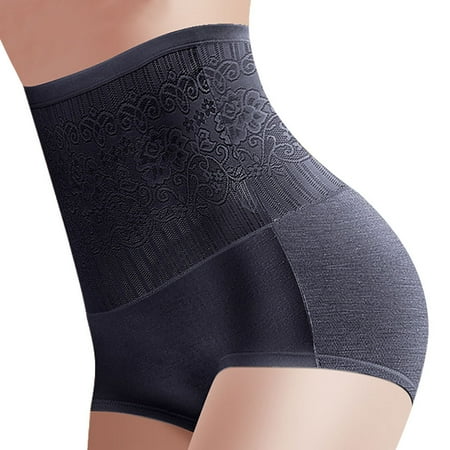 

Women s High Waist Shapewear Panties Tummy Control Butt Lifting Underpant Black 2XL