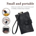 thumbnail image 3 of Women Wallet Rfid Blocking, Large Capacity Small Coin Purse Leather Chic Short Purse, 3 of 5