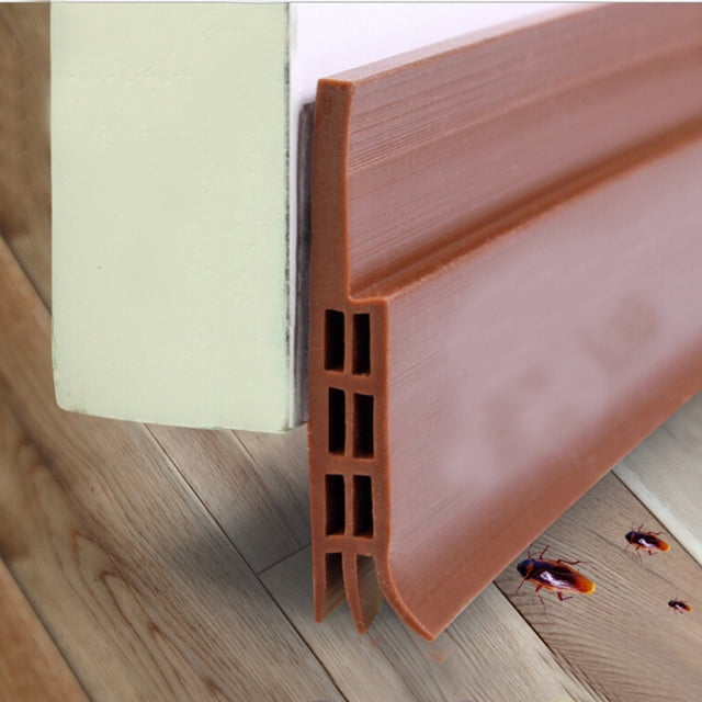 Bande d'Étanchéité pour Portes et Fond, Butée de Balayage de Porte, Protection de Dégagement sous Récurage, Joint de Porte pour Applications Intérieures et Extérieures