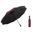 thumbnail image 7 of PPgejGEK 10-Rib Automatic Open Close Umbrella with Black Glue Sun Protection Foldable Compact Windproof 500g for Men Women Travel Rain Sun All Weather, 7 of 7