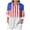 Wine, variant on vigerkar Womens Long Sleeve Button Down Shirts Collared Tops Dressy Casual Patriotic Printed Blouses Shirt (White, XL)