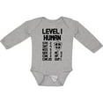 thumbnail image 3 of Inktastic Level 1 Human Boys or Girls Long Sleeve Baby Bodysuit, 3 of 5