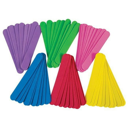 UPC: 0194629002924 | CREATIVITY STREET WonderFoam Jumbo Craft Sticks Assorted Colors 100 Per Pack 3 Packs PACAC4352-3