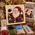thumbnail image 4 of 3D Christmas Fabric Poke Art DIY Craft Kit, Vintage DIY Christmas Craft Kit for Adults and Beginner, 4 of 6