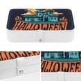 thumbnail image 4 of Halloween PU Leather Necklace Holder with Removable Compartment and Portable Jewelry Stand Earring Holder Jewelry Box, 4 of 6