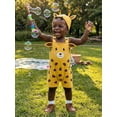 thumbnail image 3 of RUINIXCW Infant Baby Boy Girl Giraffe Outfit Nebworn Baby Photography Outfits Boys Girls Summer Rompers Clothes Sleeveless Bodysuit Jumpsuit Overalls with Hat, 3 of 7