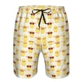 thumbnail image 3 of Sikiie Shorts de Plage pour Hommes Imprimé Canard Jaune Mignon, Shorts à Séchage Rapide Haute Élasticité - avec Cordon et Poches Antidérapantes, Adaptés pour Plage, Sports, Vacances-Petit, 3 of 6
