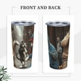 Anthropomorphic characteristics of cats 20 oz stainless steel car cup