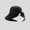 Black, variant on Stylish Women's Summer Sun Hat with Wide Brim and Bow, Back-Split Bow Design, Wide-Brimmed Sun Protection Fisherman's Hat, Ideal for Outdoor Activities, UV Protection Hat,Yellow