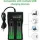thumbnail image 5 of Batería recargable CWUU 18650 3,7 V 9900 mAh con cargador, paquete de 2, 5 of 7