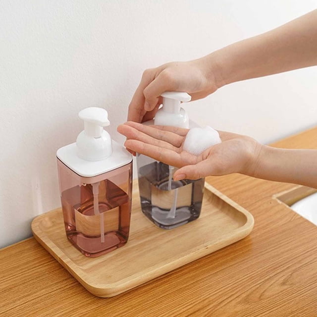 Facial Cleanser Foamer, Manual Press Bottle, Travel Home Use, Plastic Design, Gentle Cleansing, Daily Skincare Routine, Foaming Action