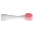 thumbnail image 3 of M Buder Handheld Silicone Facial Cleansing Brush, Pink & White Mask Mixing Stick Tool, Deep Pore Cleansing Exfoliator (7.87 inches / 20 cm), 3 of 5