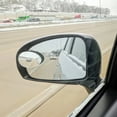 thumbnail image 2 of Ampper Oval Blind Spot Mirror, HD Glass Frameless Stick on Adjustabe Convex Wide Angle Rear View Mirror for Car Blind Spot, Pack of 2, 2 of 8