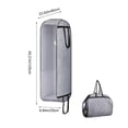 thumbnail image 3 of Foldable Garment Bag Suit Storage for Hanging Clothes Travel, Large Capacity Transparent Window Smooth Zipper, Dust-Proof Breathable Organizer for Closets Home Business Trips, 3 of 6