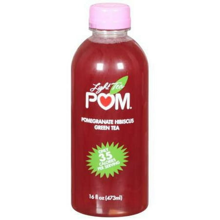 Pom Light Hibiscus Green Tea 16oz