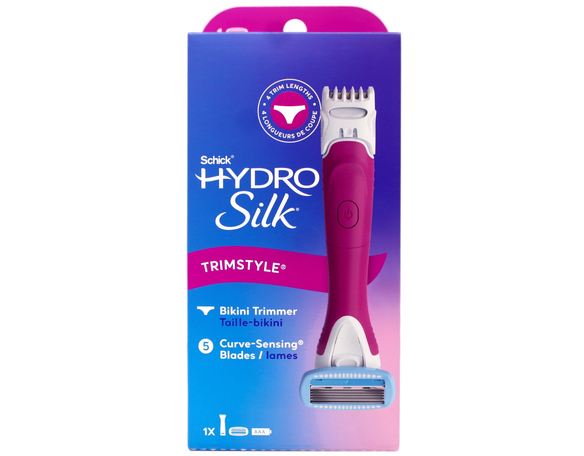 Schick Hydro Silk Trimstyle Moisturizing Razor with Bikini Trimmer