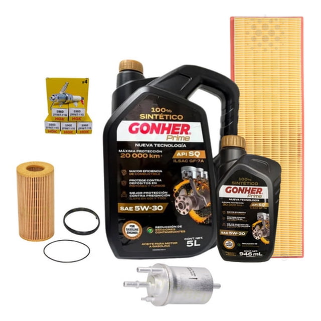 Kit Afinacin Para Vw Bora 2.5 Jetta Mk6 Bujas 5w30 Api Sq