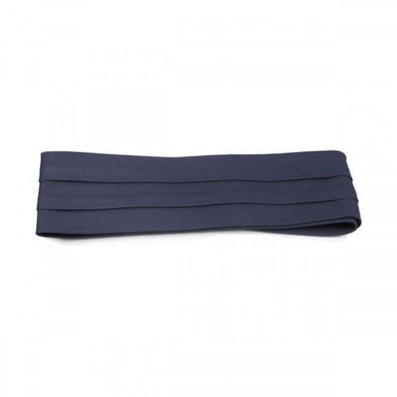 Cotton Twill 3-Pleat Pug Hat Band - Navy Blue - ONE SIZE FITS MOST - Navy