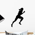 thumbnail image 1 of Athletic Runner Silhouette Wall Decal by Wallmonkeys Peel and Stick Graphic (12 in H x 9 in W) WM261641, 1 of 4