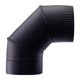 thumbnail image 2 of Conector de tubo de codo de estufa de 90 degree, resistente y negro, resistente al óxido, adaptador de tubo de humos Identificación 135 cm, 2 of 8