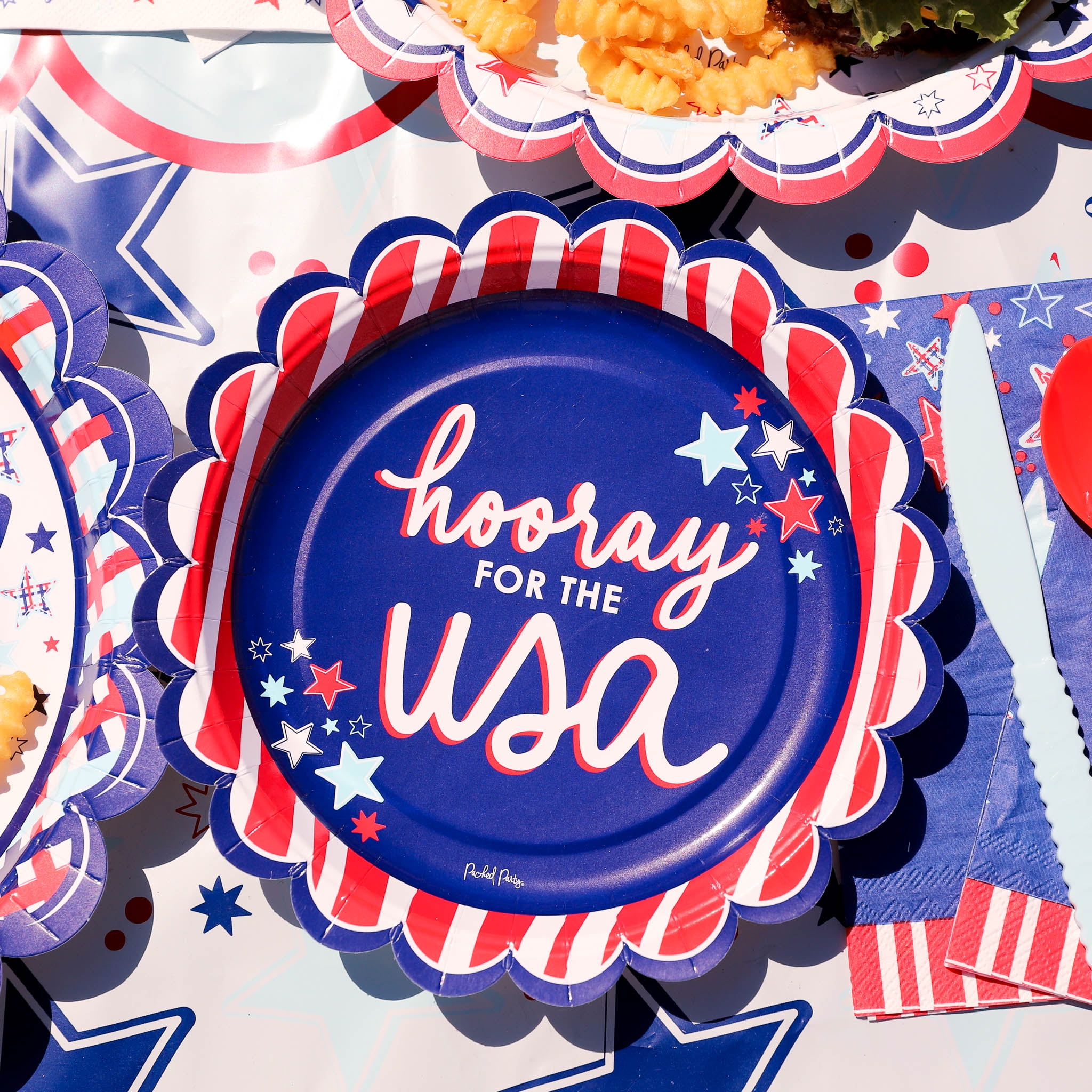 Patriotic Packed Partyware Bundle, 5 Piece Set
