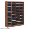 thumbnail image 2 of Scranton & Co 60 Compartments Wood Literature Organizer in Cherry, 2 of 2