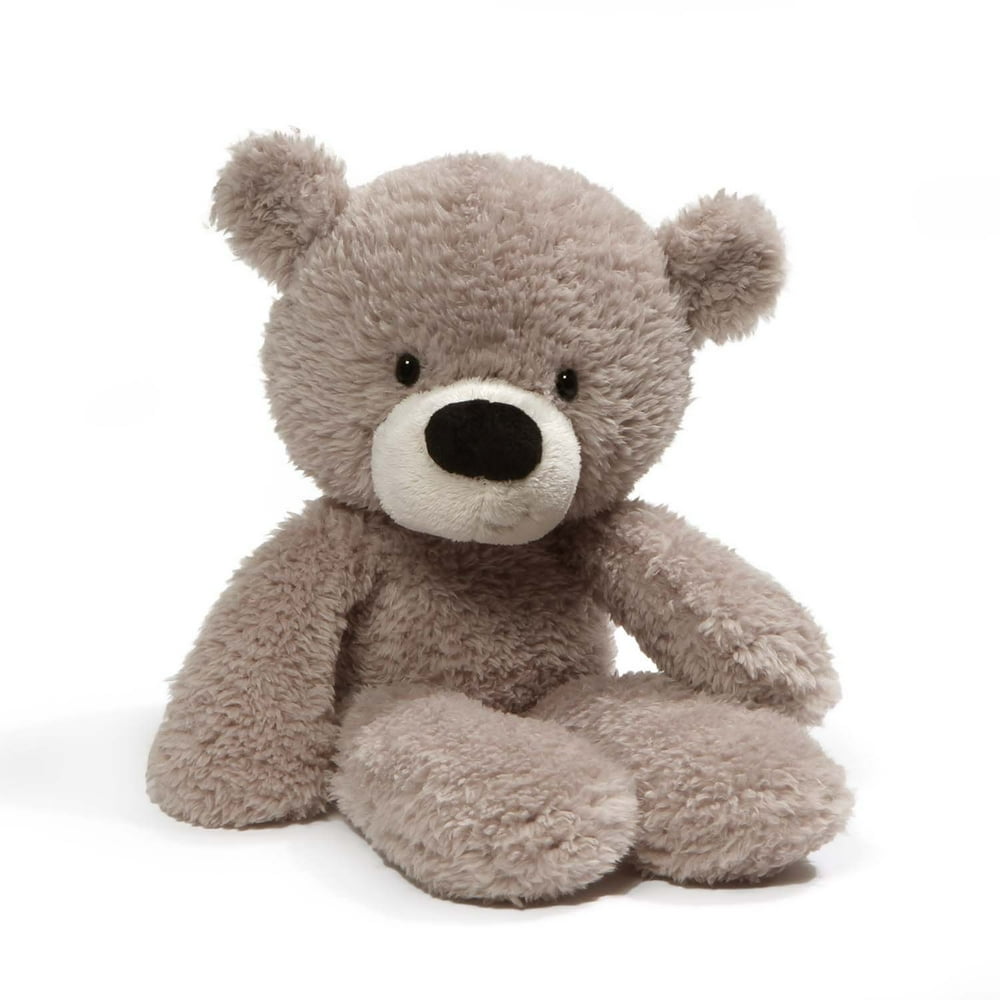 Gund Fuzzy Teddy Bear Stuffed Animal Plush Toy, Gray