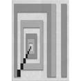 thumbnail image 1 of Ahgly Company Indoor Rectangle Patterned Platinum Gray Novelty Area Rugs, 8' x 12', 1 of 6