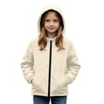 thumbnail image 5 of Boys Girls Hooded Rain Jacket Waterproof Windbreaker Outdoor Active Drawstring Coat Outerwear, 5 of 9