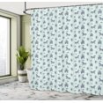 thumbnail image 4 of Ambesonne Tale Shower Curtain, Royals Castle and Unicorn, 69"Wx70"L, Purpleblue Mint Green, 4 of 4