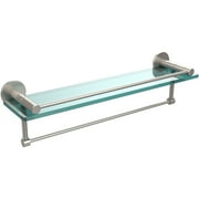Fresno Collection 22" Glass Shelf with Vanity Rail and Integrated Towel Bar (Build to Order)