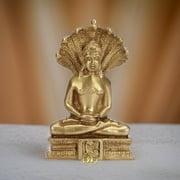 ProudlyIndia Jain Mahavir Statue, Lord Mahavir Statue, Mahavir Swami Murti, Lord Mahaveer Brass Statue , Mahavir Jain Statue, Brass Idols