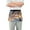 Cherry Tree Blossom, variant on Server Apron with 3 Pockets Waterproof Waitress Waist Short Apron for Man Woman Jasmine Flowers and Leaf 12 Inches