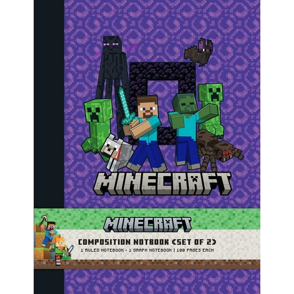 Minecraft Minecraft Composition Notebook Set (Set of 2), (Paperback)