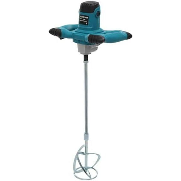 Cement Mixer, 1400W Portable Electric Concrete Mixer, Portable Mortar Mixer with 6 Adjustable Speed, 110V Paint Mixer Thinset Mixer for Mixing Mud, Cement, Mortar, Fodder$$Tools & Hardware Other