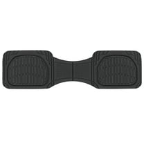 Motor Trend PRO920 Black Premium FlexTough Deep Dish Rear Rubber Mats All-Protection Universal Design for Cars Sedan Truck SUV