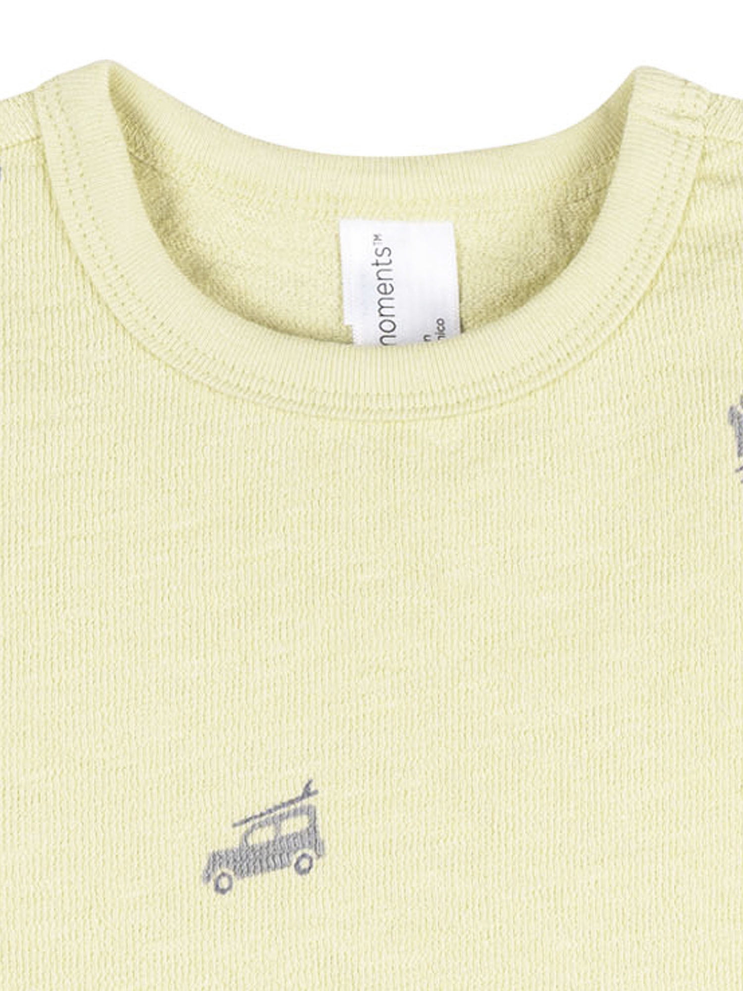 Modern Moment by Gerber Baby Boy Organic Short Sleeve Top, Sizes 0/3 Months - 24 Months