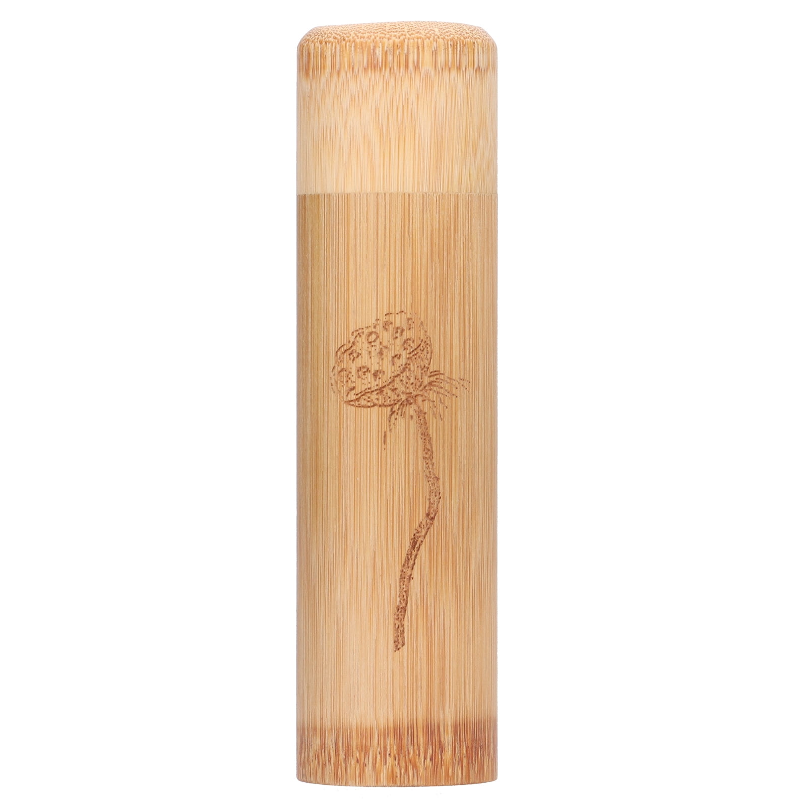 Lishi Boîte de Rangement Portable en Bambou pour Thé, Café, Haricots et Noix